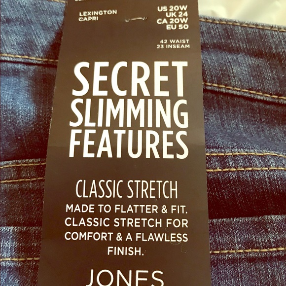 Jones New York Lexington Capris size 20 W jeans - Picture 1 of 8